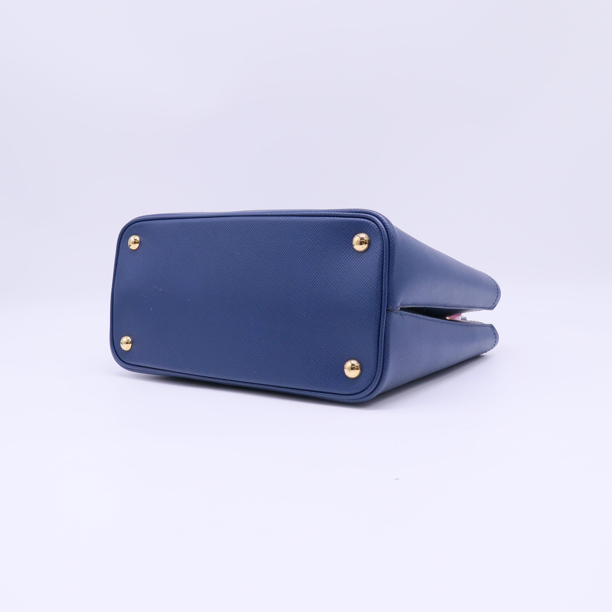 Bluette Saffiano Leather Panier Bucket Bag Twins LDJ4346