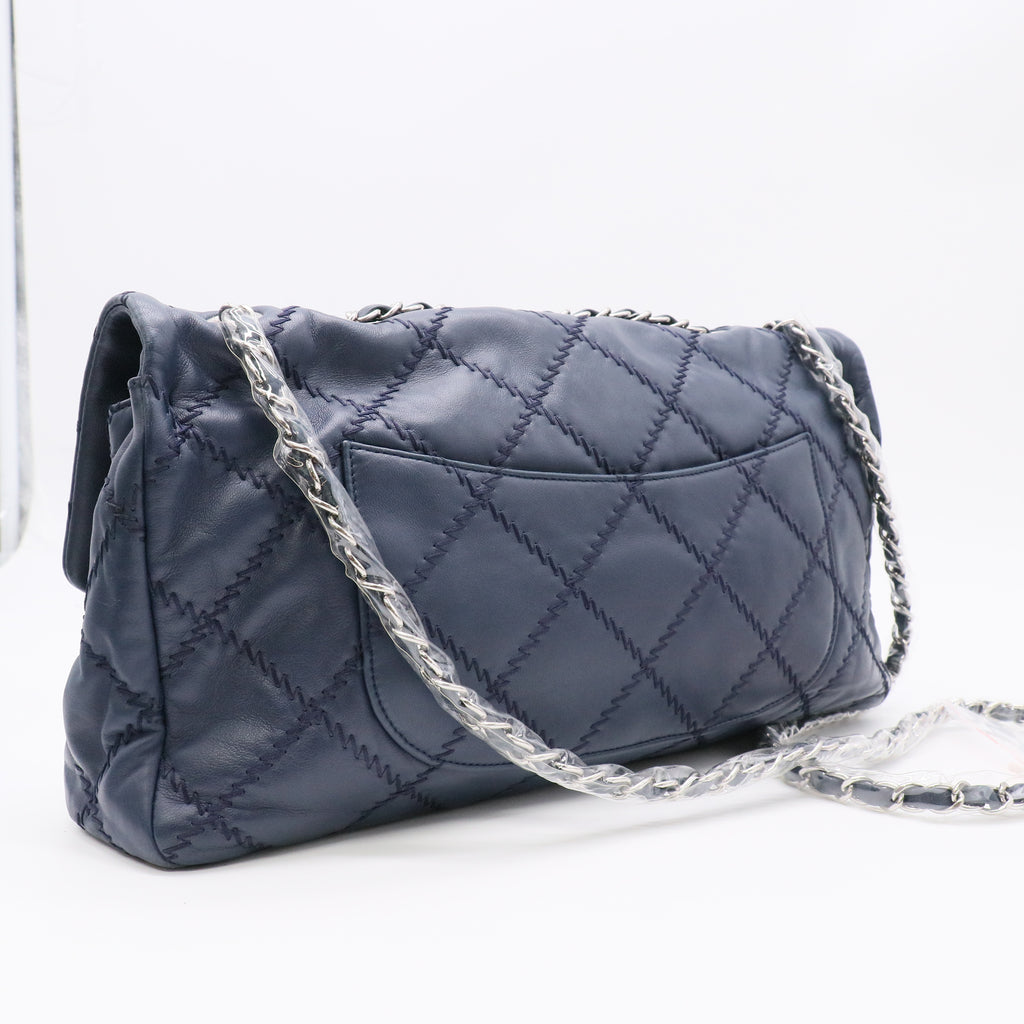 Zig Zag Quilted Flap Bag twins LDJ5861