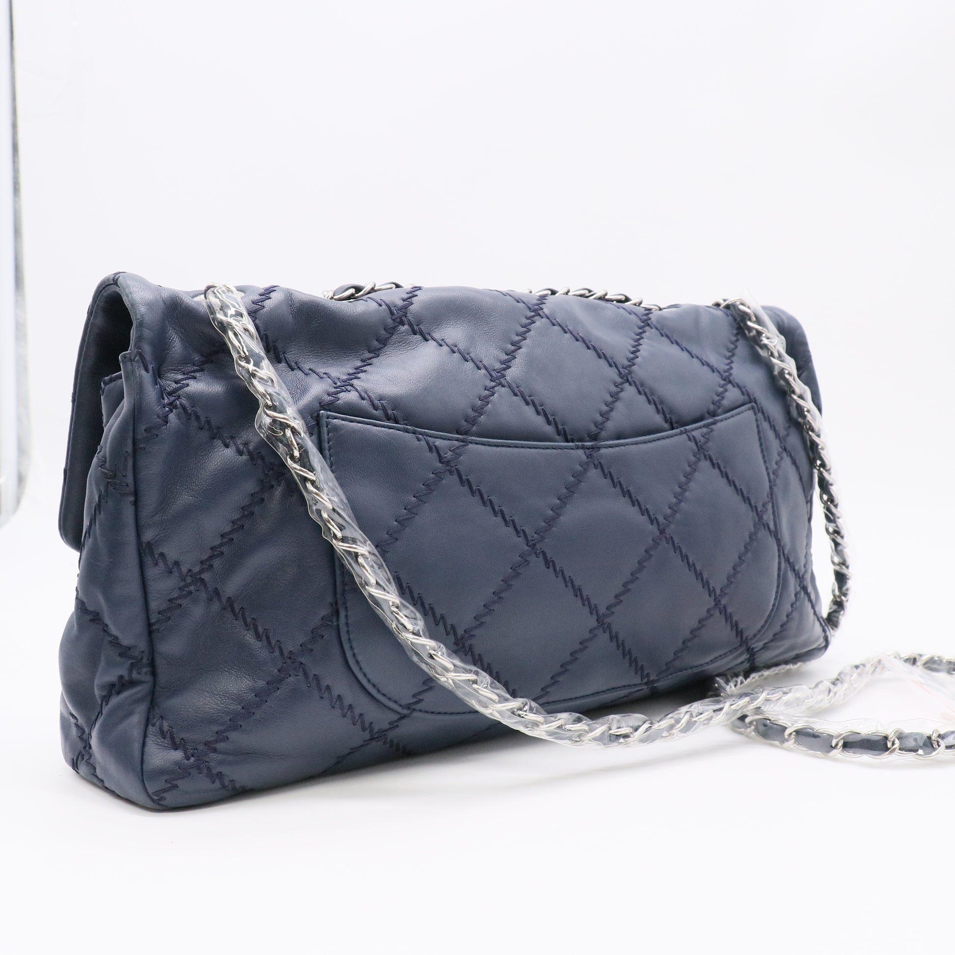 Zig Zag Quilted Flap Bag twins LDJ5861