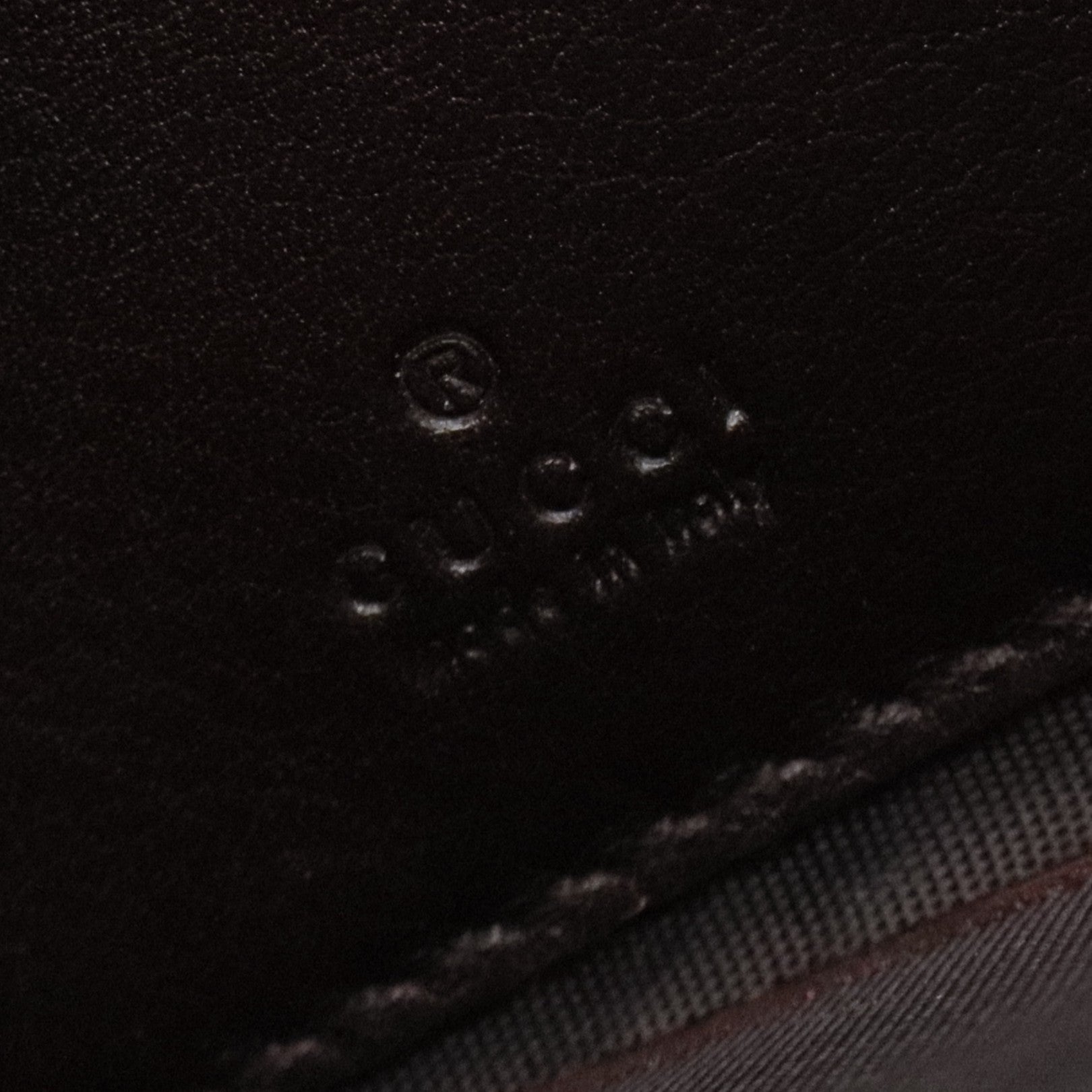 Gucci  Micro GG ssima Leather Zip Around XL Wallet Dark Brown