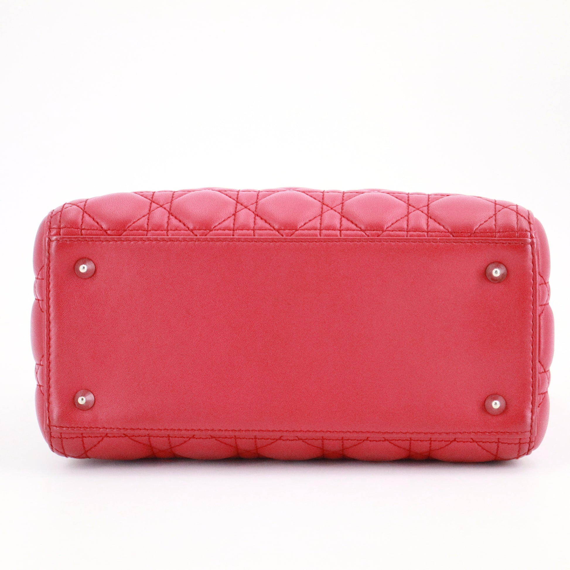 Lady Dior Bag Cannage Quilt Lambskin Medium