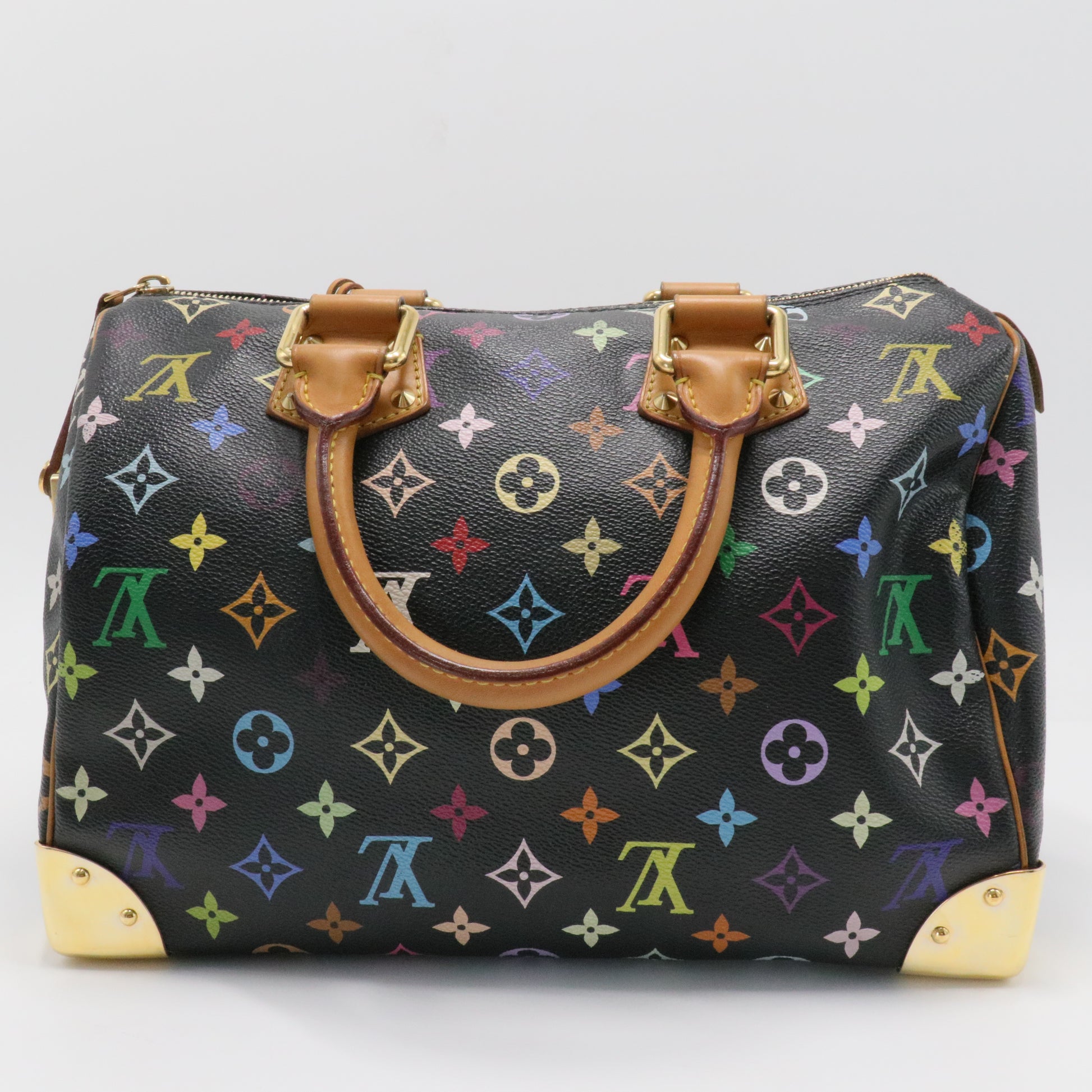 Louis Vuitton  Monogram Multicolor Speedy 30 Black