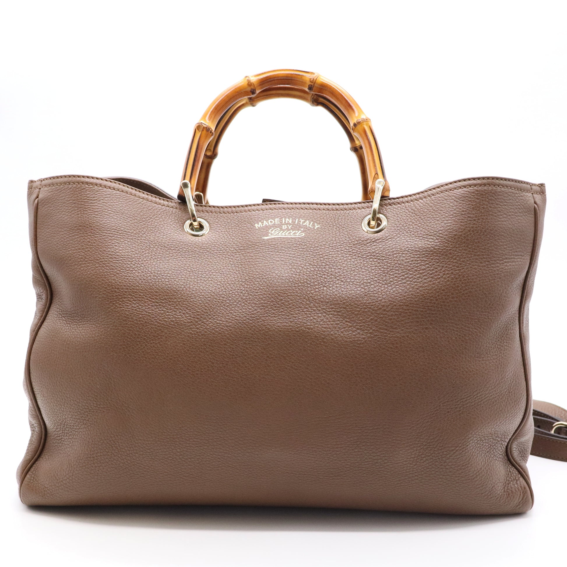 Gucci Bamboo Shopper Tote Leather Large