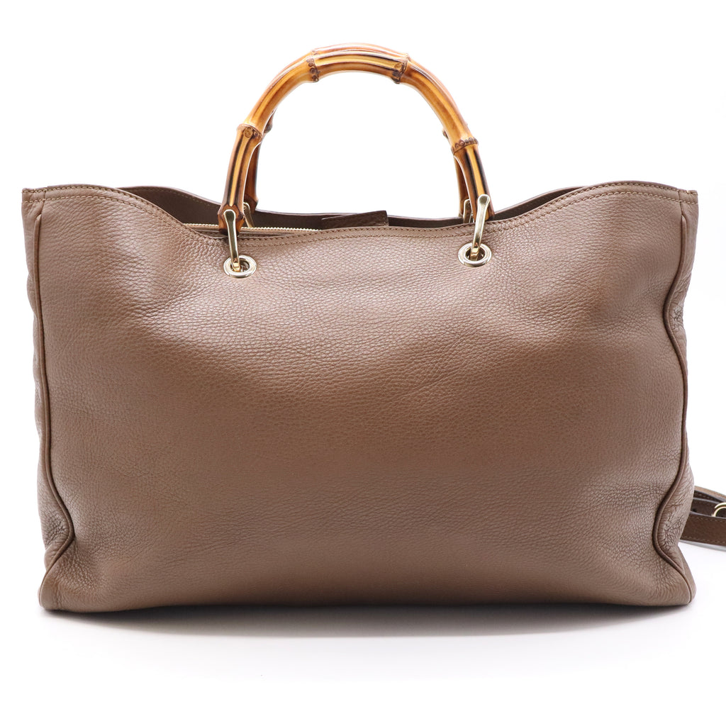 Gucci Bamboo Shopper Tote Leather Large