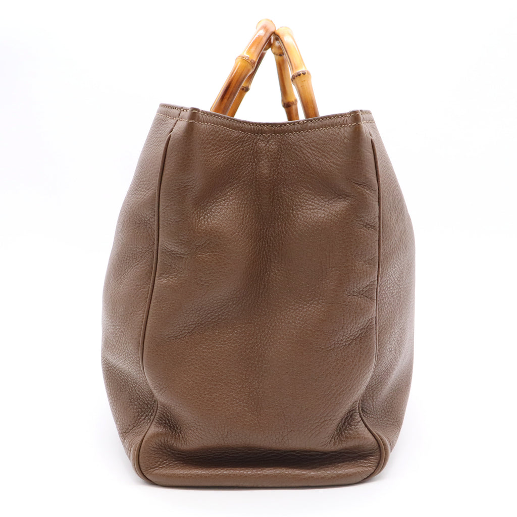 Gucci Bamboo Shopper Tote Leather Large