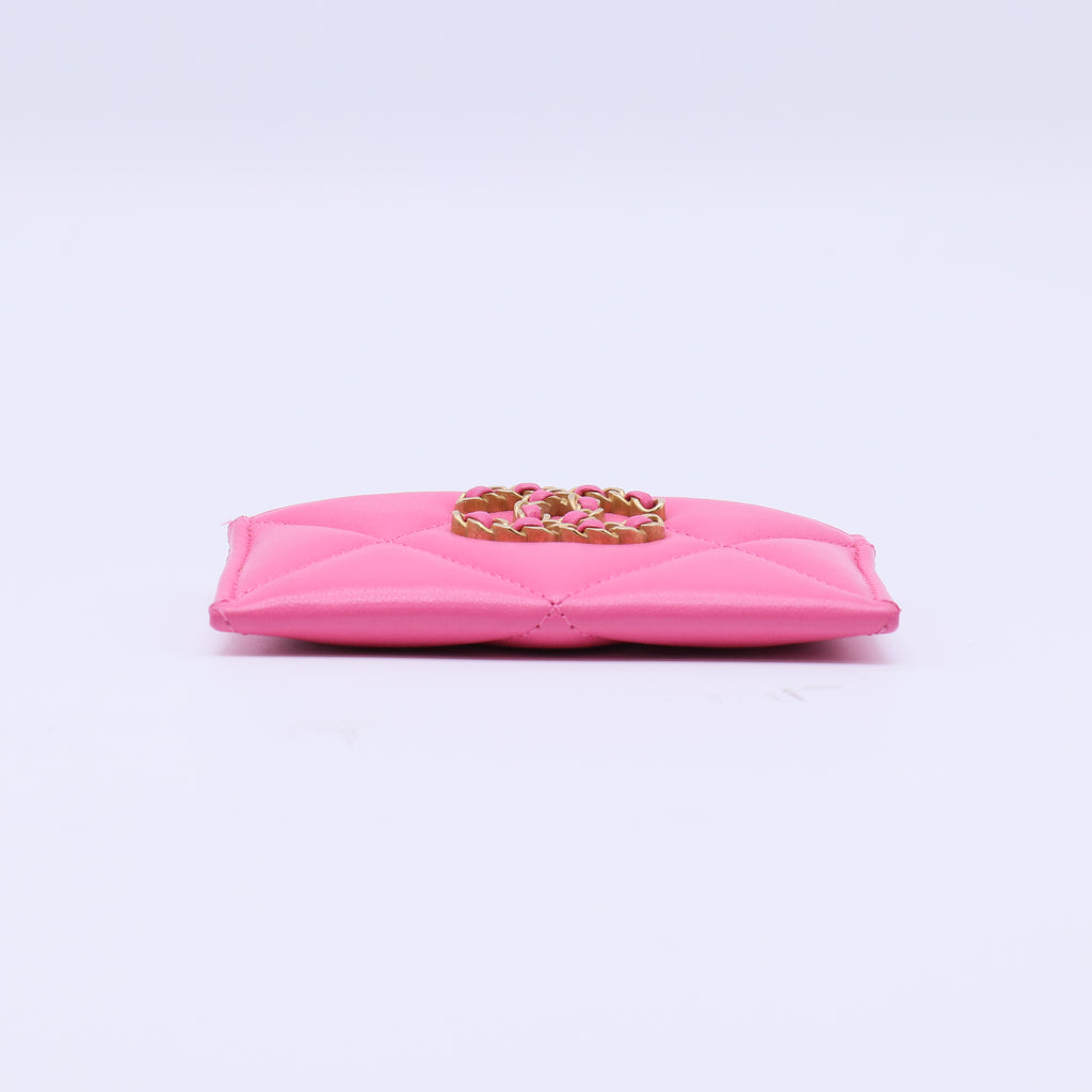 Chanel 19 Card Holder twins W21535