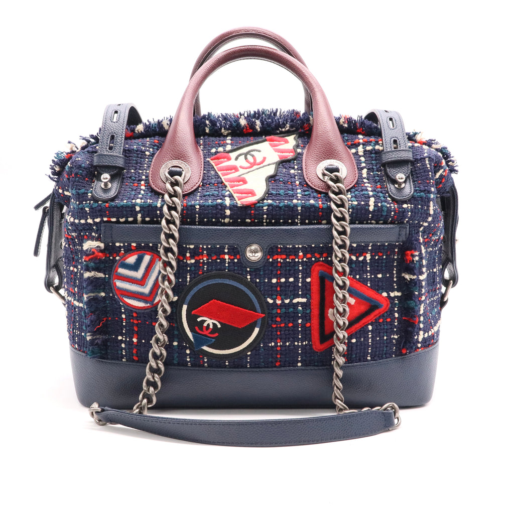 Crest Trip Tweed Bowling Bag twins