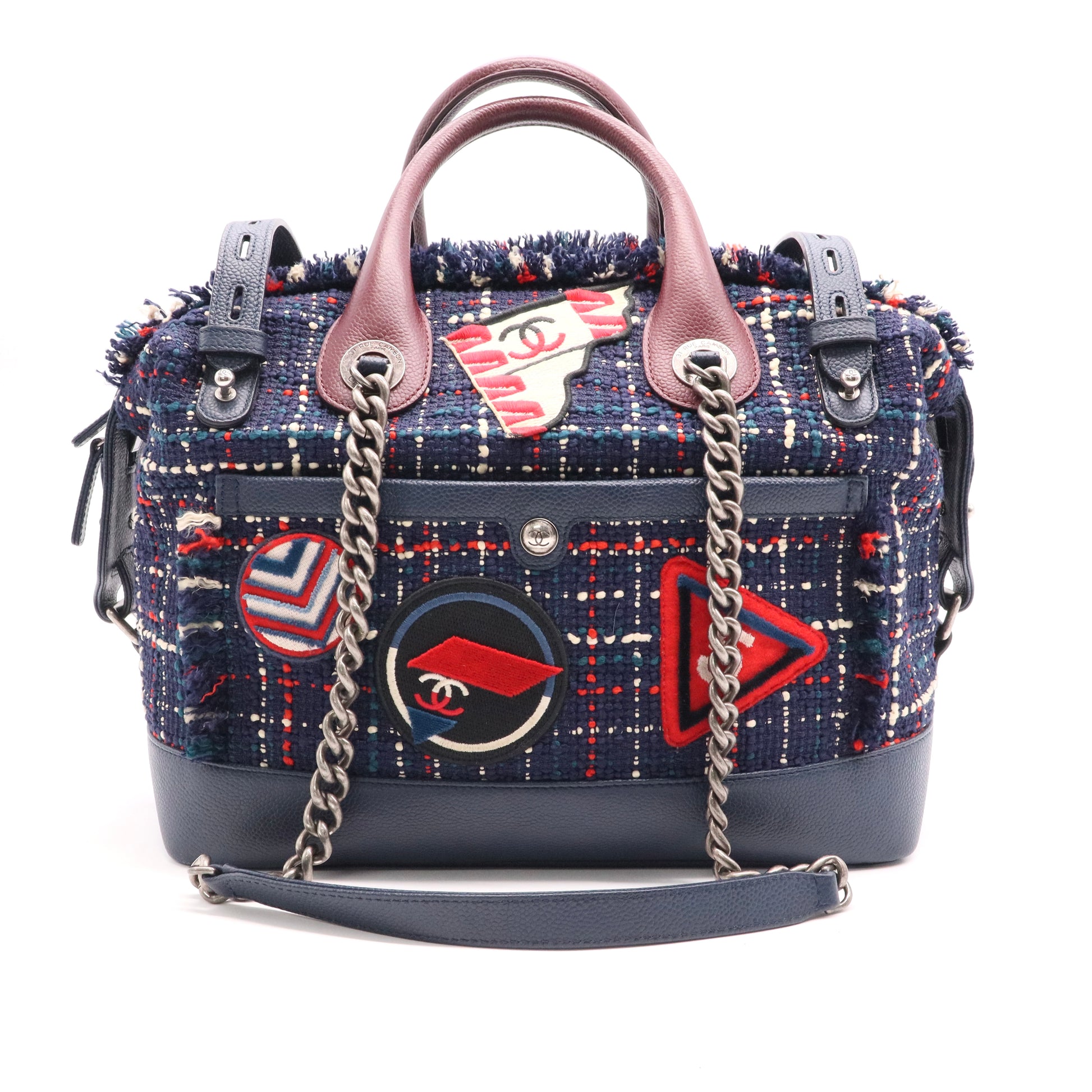 Crest Trip Tweed Bowling Bag twins