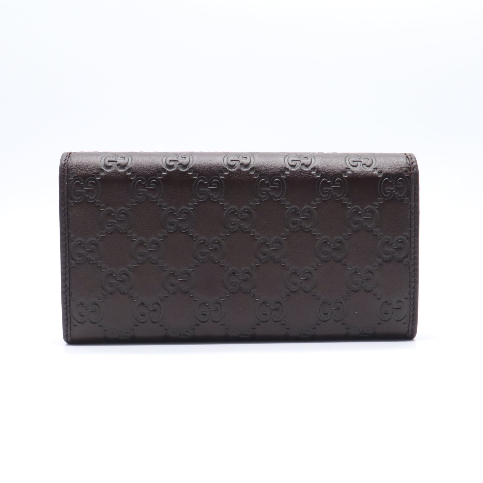 Gucci Mayfair Guccissima Flap Long Wallet W21612