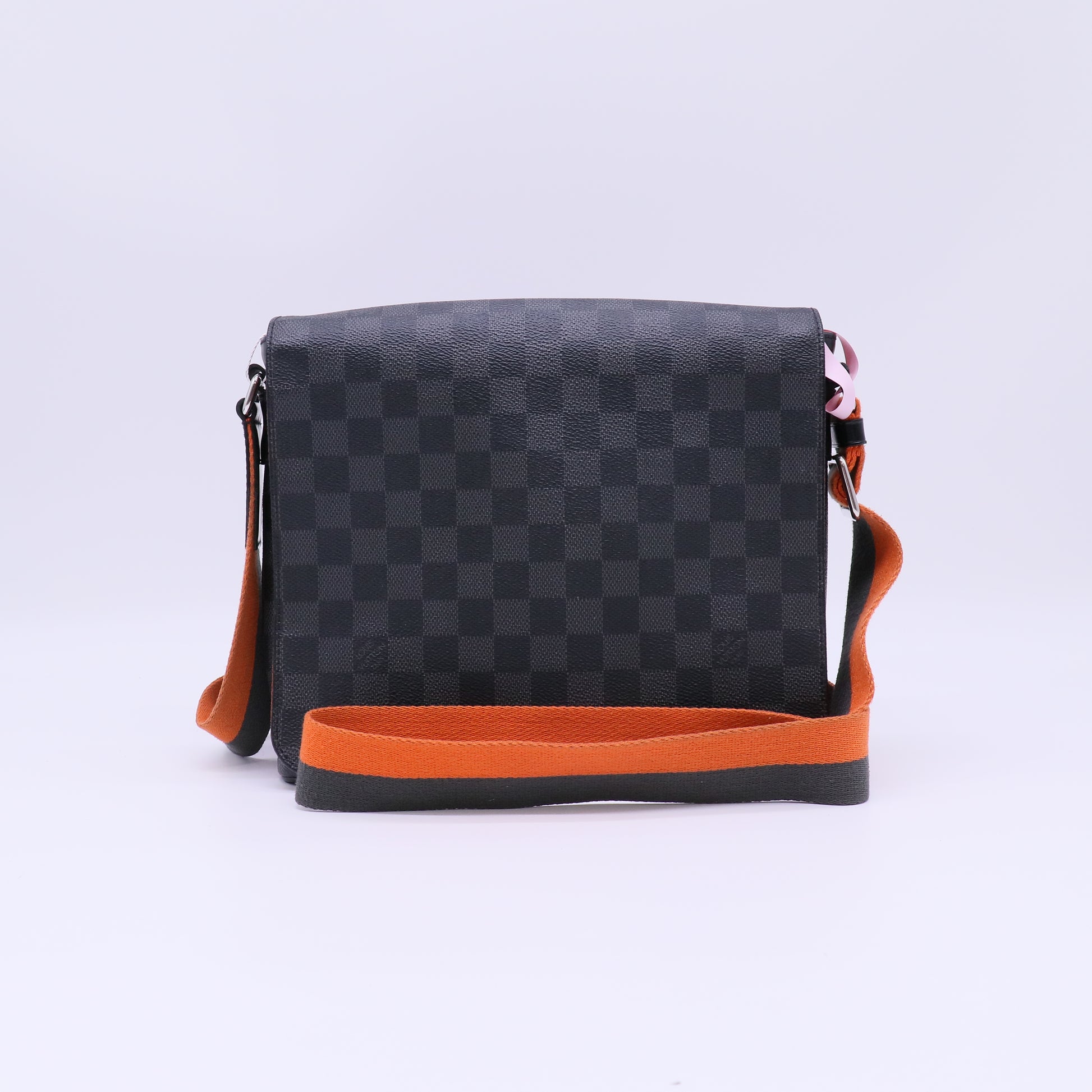 Damier Graphite District PM Orange Twins LDJ4347