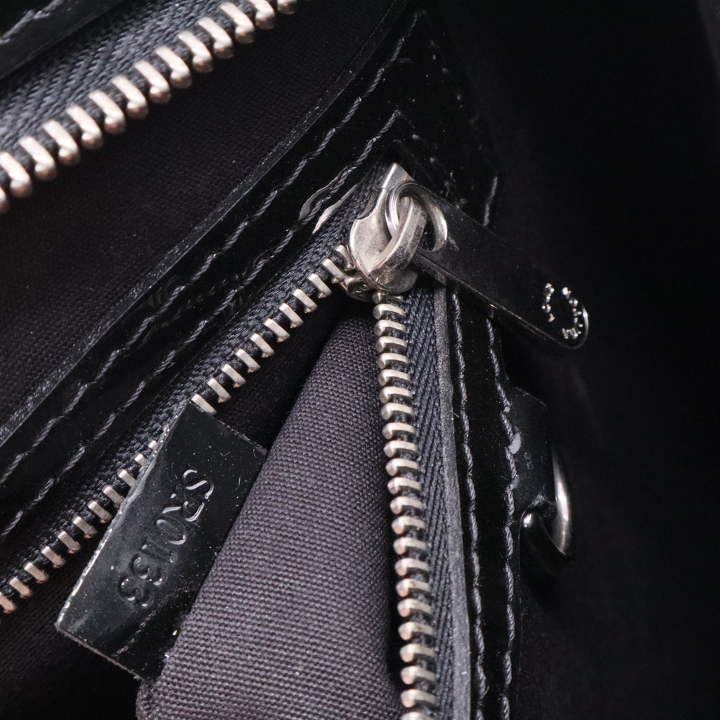 Black Electric Epi Leather Brea Bag twins
