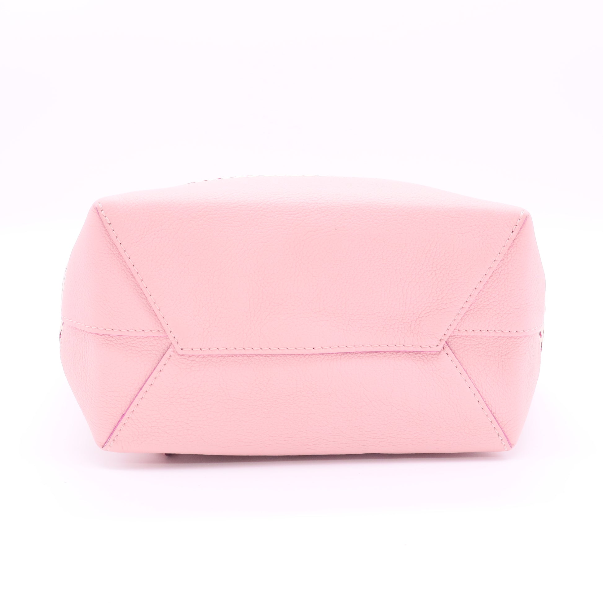Lockme Backpack Medium Beige Leather twins