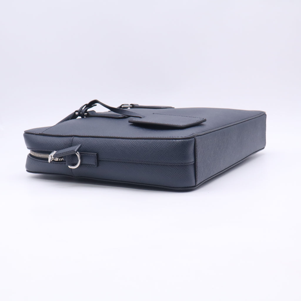 Prada Baltico Saffiano Leather Travel Briefcase Bag twins LDJ5835