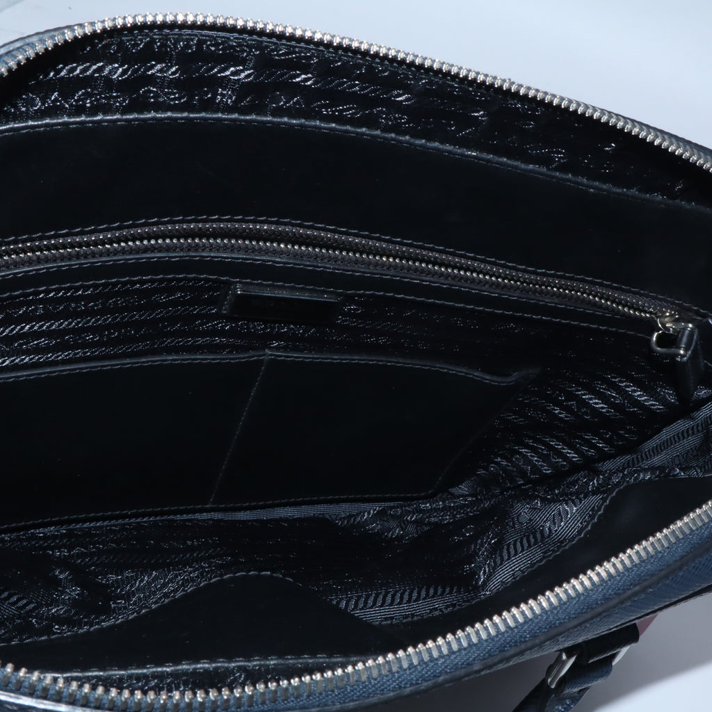 Prada Baltico Saffiano Leather Travel Briefcase Bag twins LDJ5835