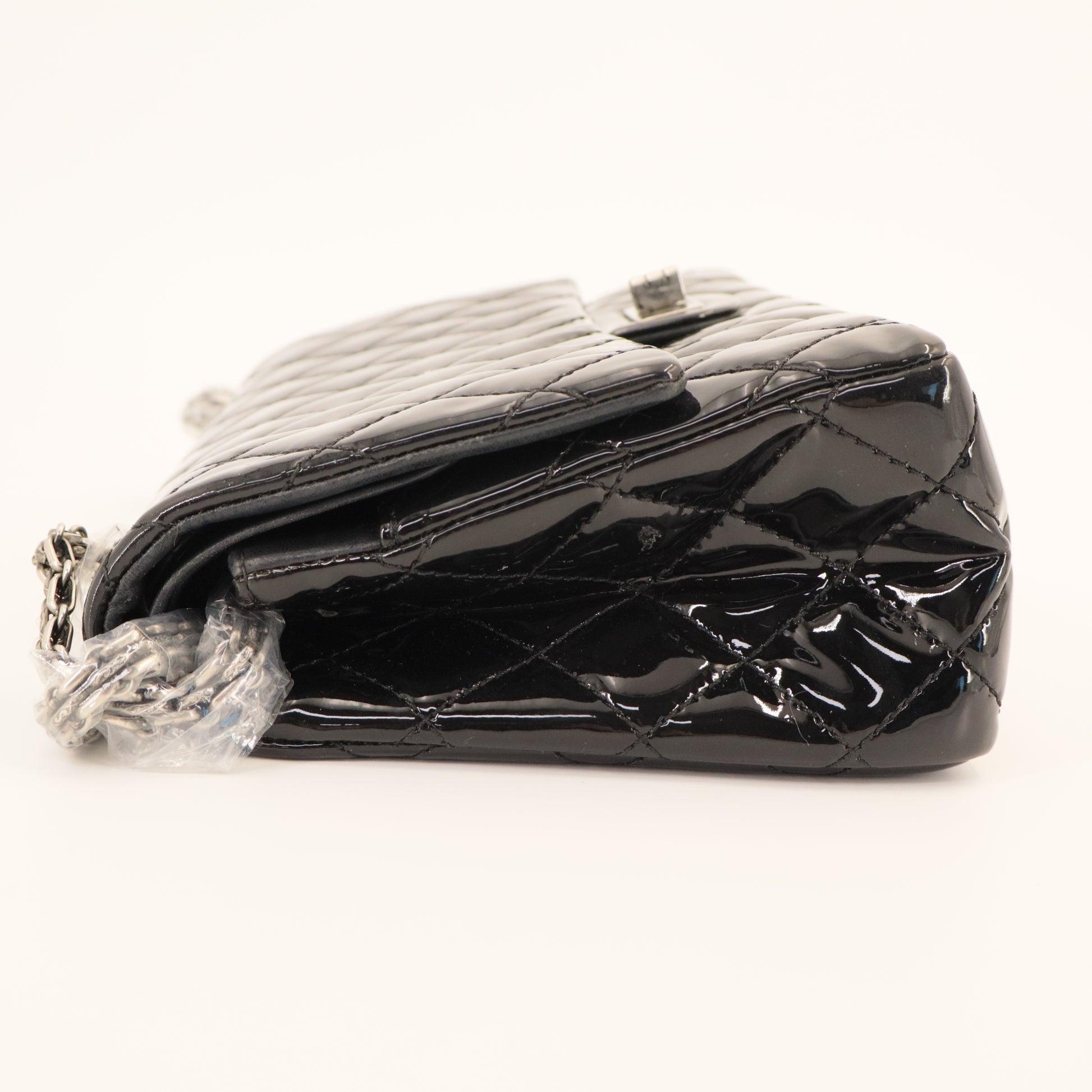 Chanel Reissue 2.55 Patent Leather Flap Bag twins