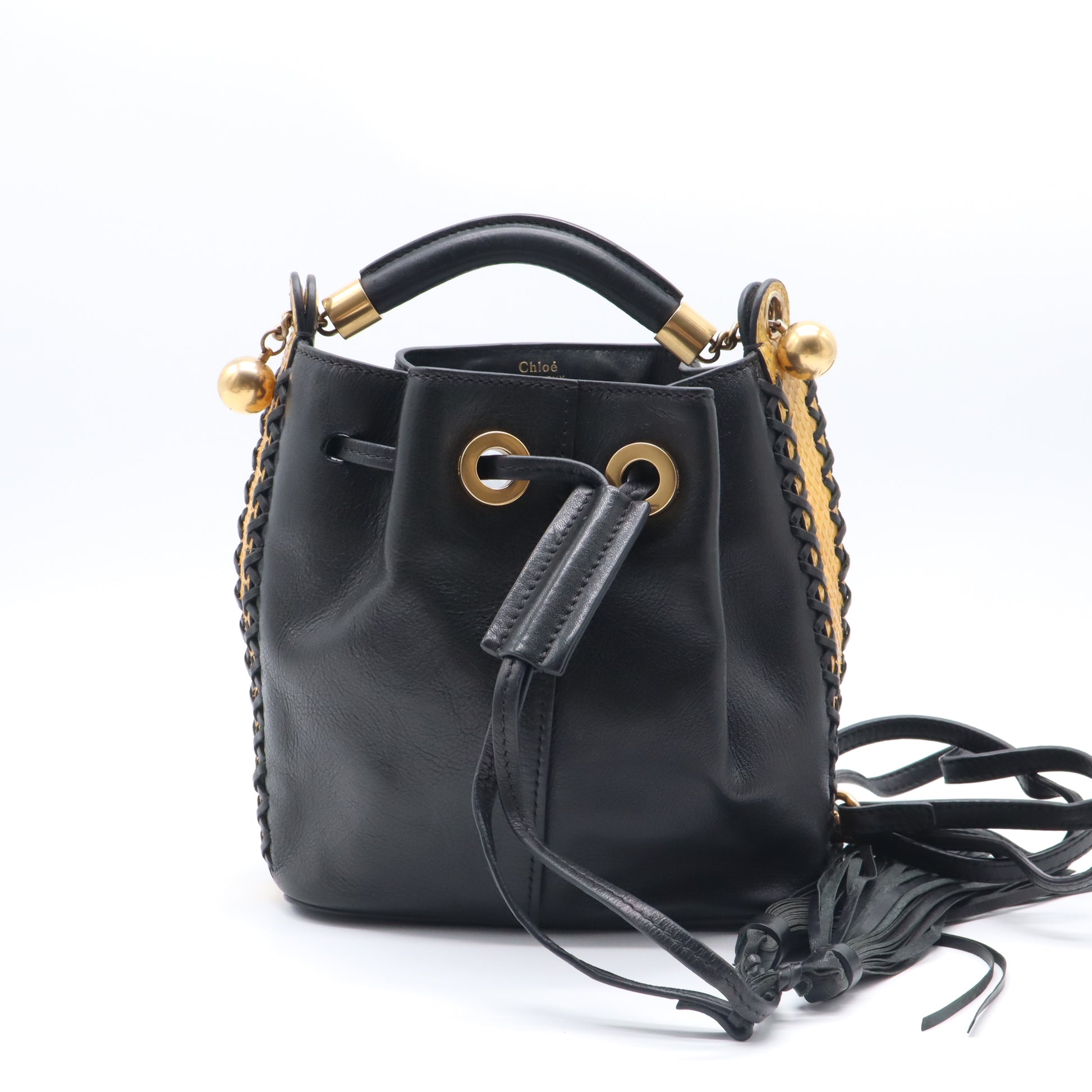 Chloé Leather Bucket Bag B21430