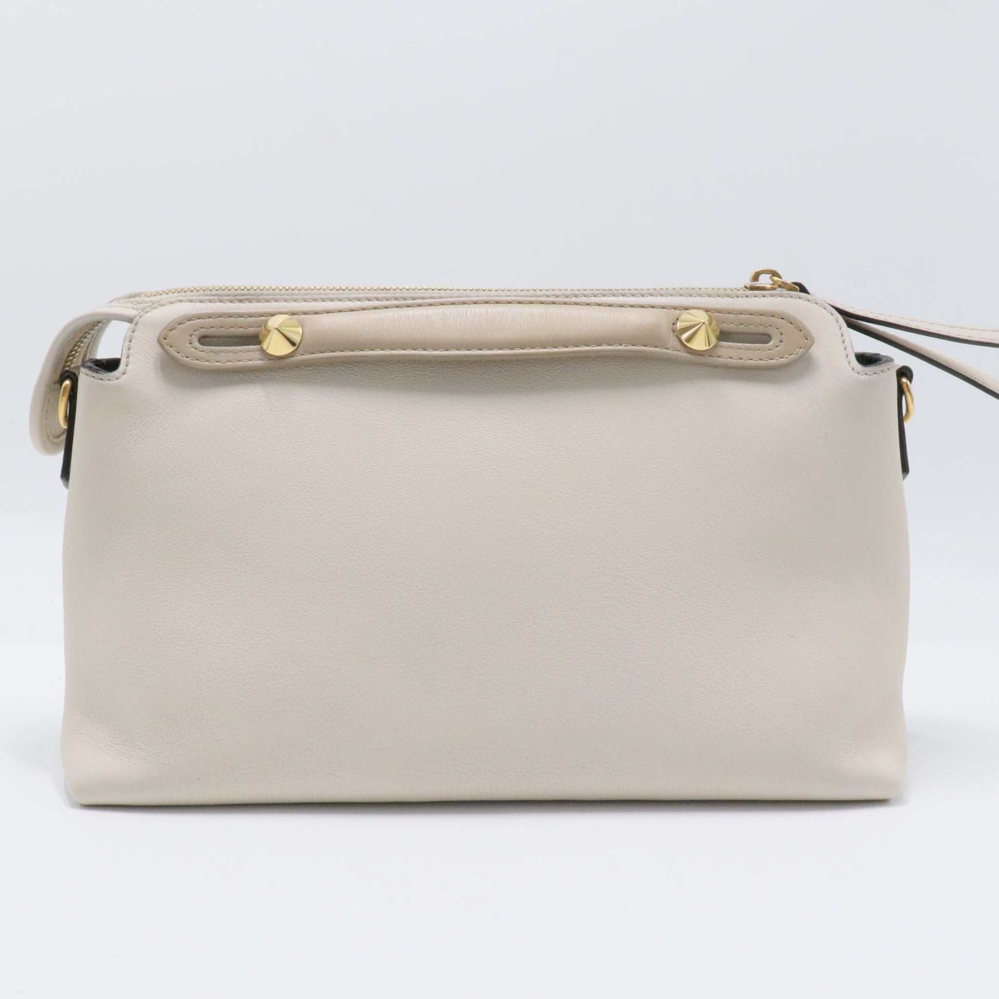 Monster By The Way Satchel Studded Leather Small