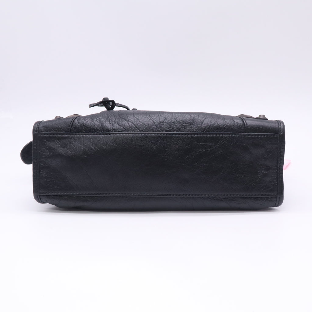 Balenciaga Agneau Arena Classic Black Hardware S City Black Twins LDJ5018