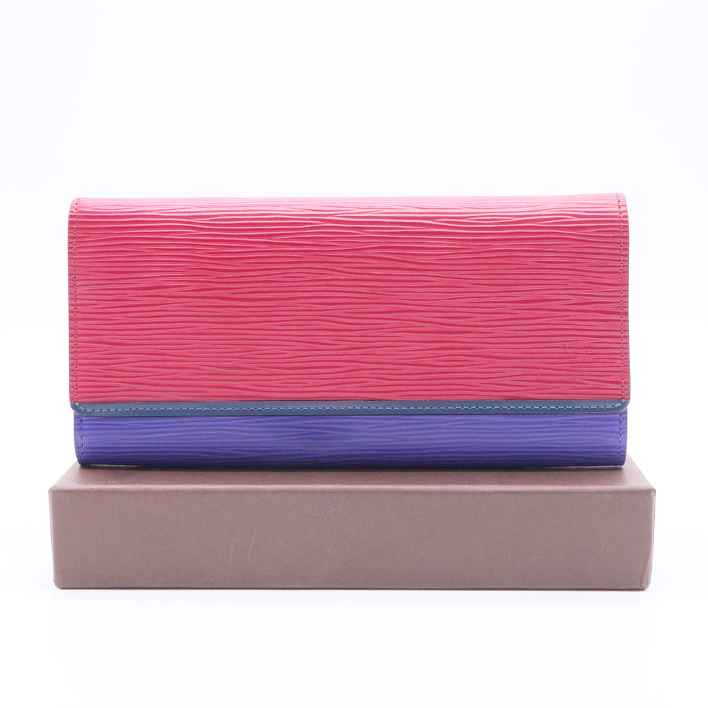Epi Leather Flore Long Wallet