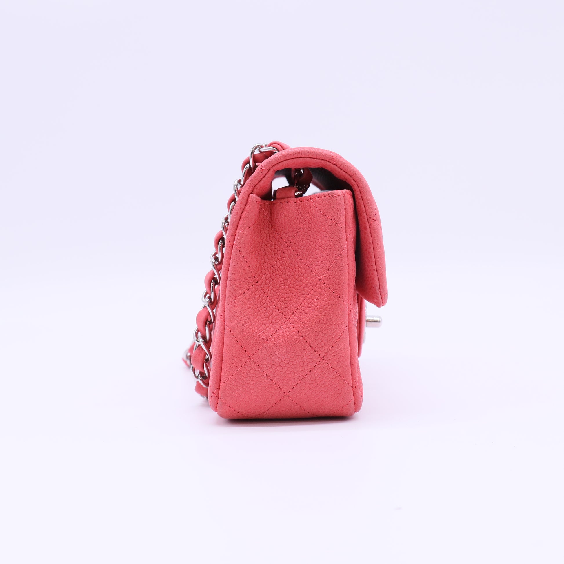Chanel Quilted Caviar Mini Flap Bag B22118