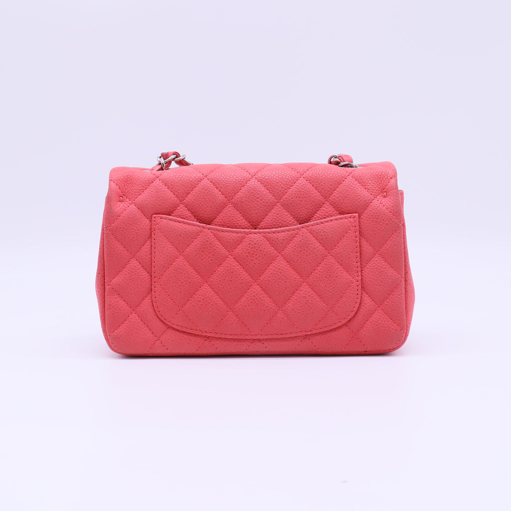 Chanel Quilted Caviar Mini Flap Bag B22118