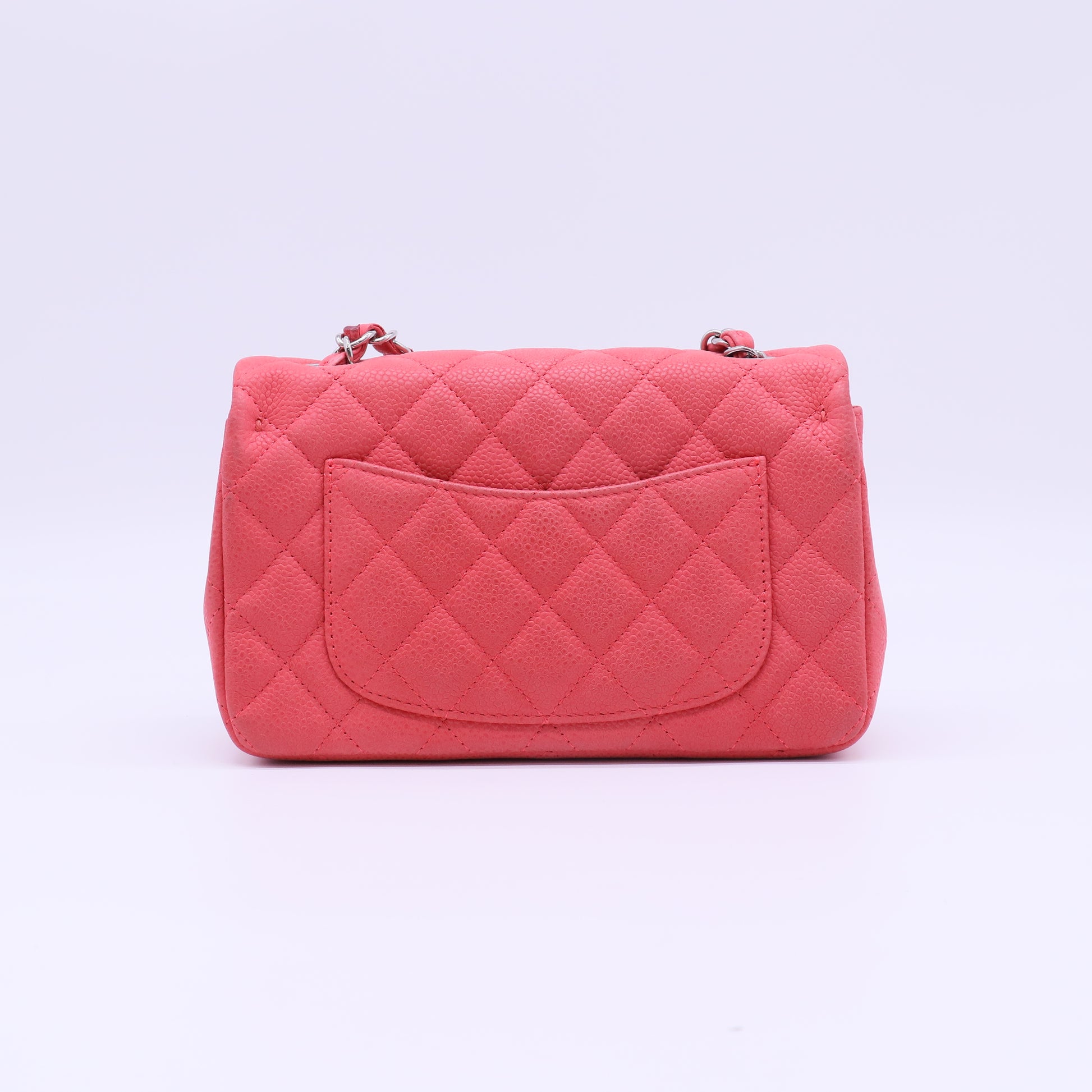 Chanel Quilted Caviar Mini Flap Bag B22118