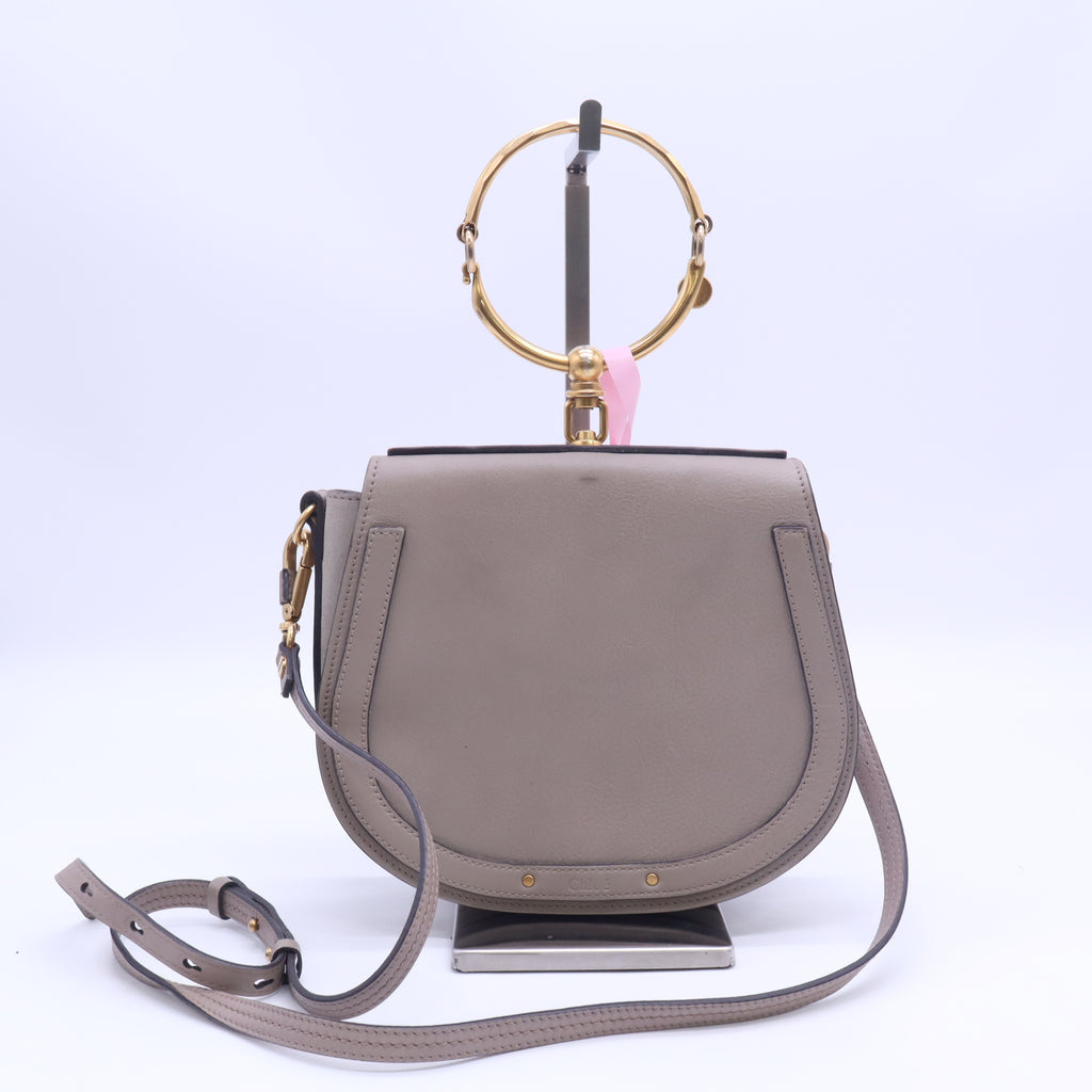 Chloé Small Nile Bracelet Bag in Motty Grey twins LDJ5795