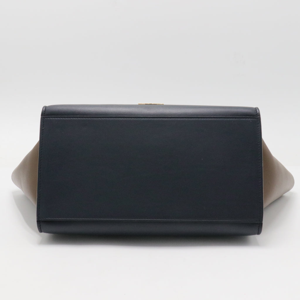 Tricolor Trapeze Bag Leather Small