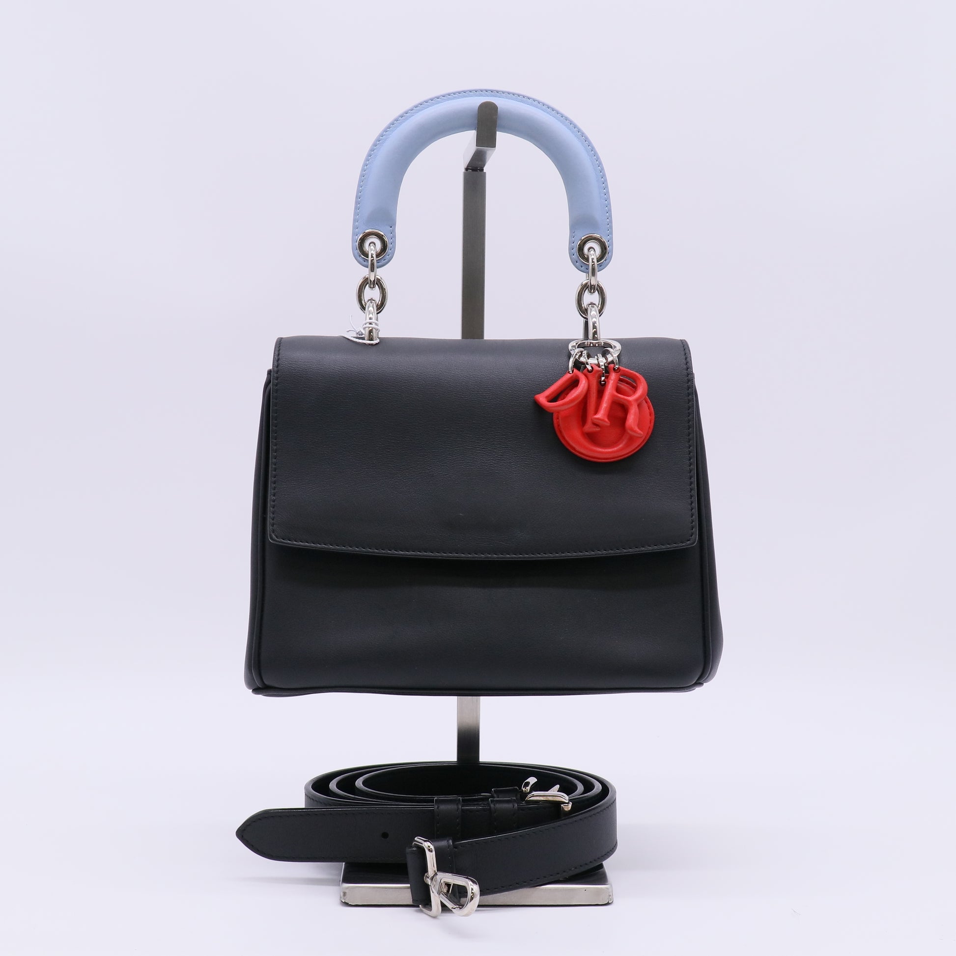 Christian Dior Smooth Calfskin Tri-Color Mini Be Dior Flap Bag twins LDZ1004