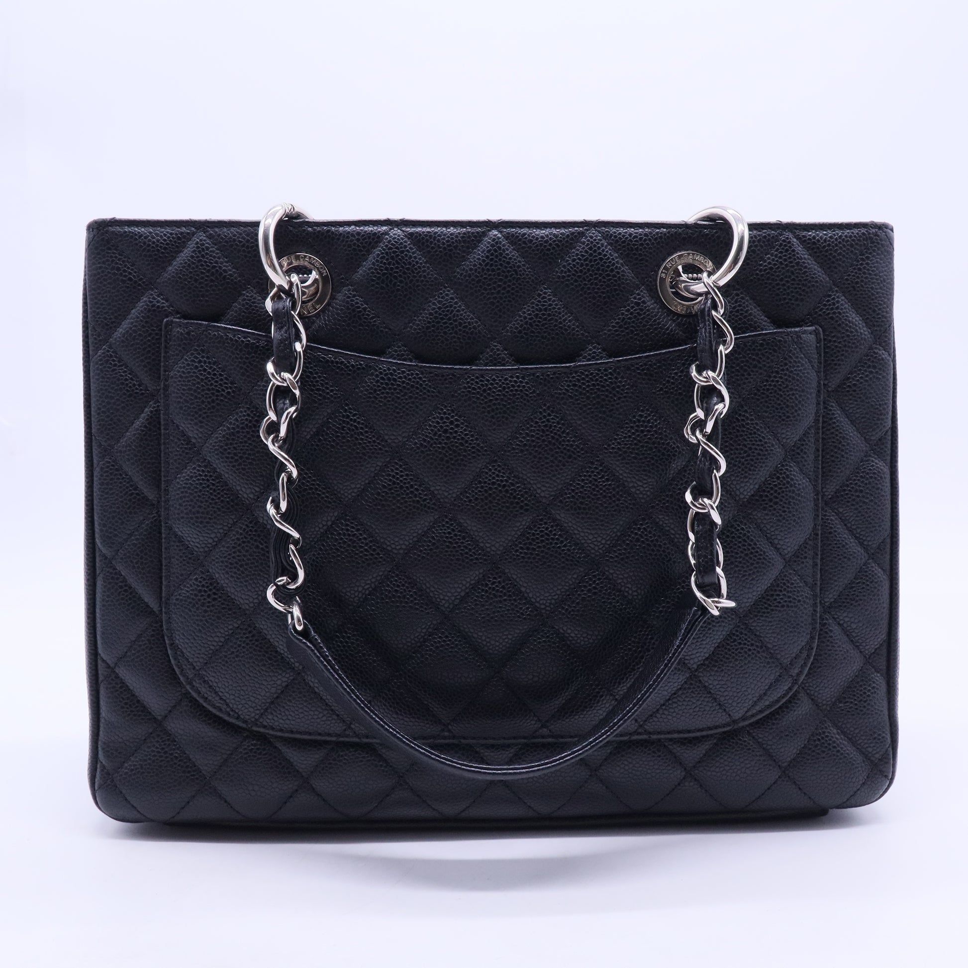 Grand Shopping Tote Quilted Calfskin B20188