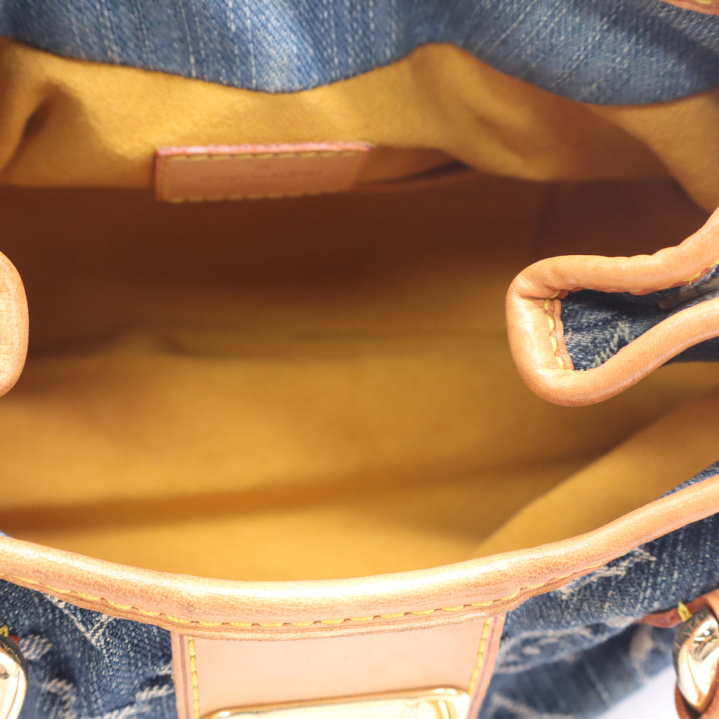 Louis Vuitton Monogram Denim Pleaty Blue twins LDZ459