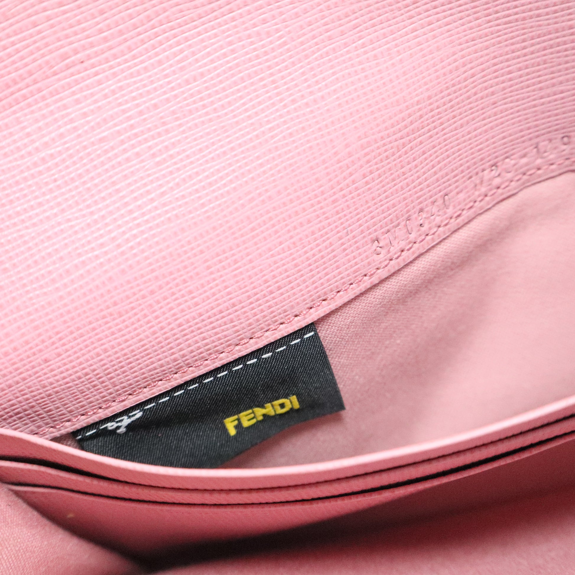 Pink Ombre Zucca Coated Canvas Continental Wallet