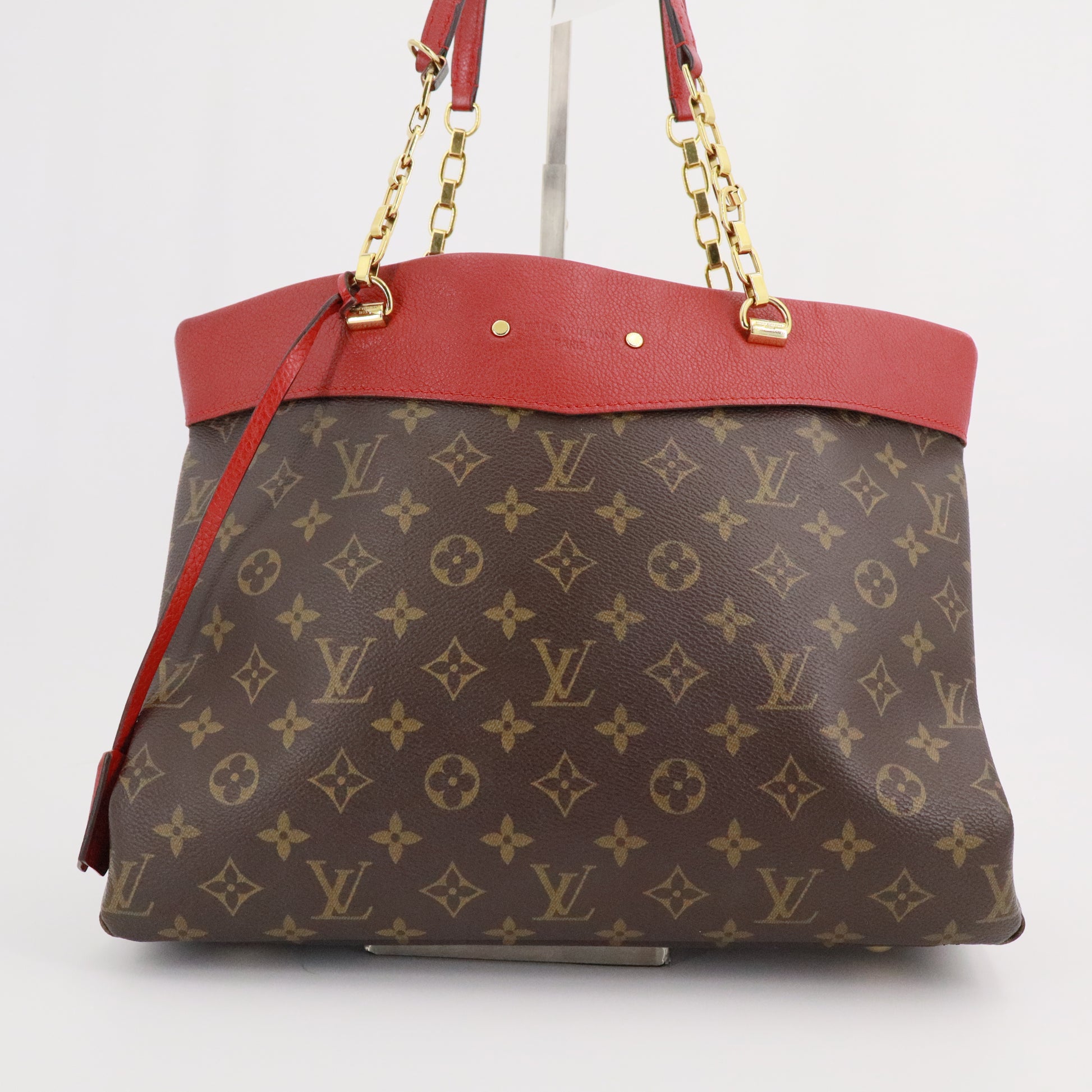 Louis Vuitton Pallas Shopper Monogram Canvas and Calfskin twins