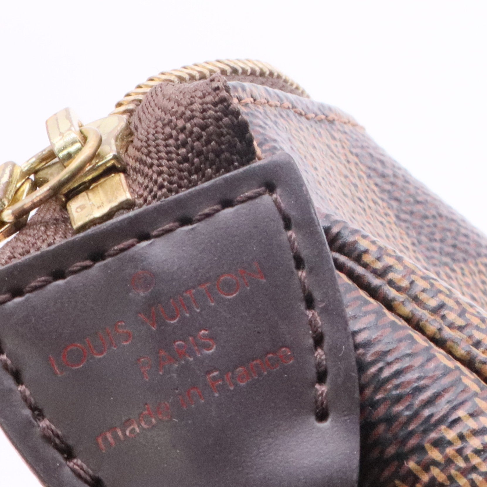 Louis Vuitton Damier Ebene Mini Pochette Accessoires Clutch twins