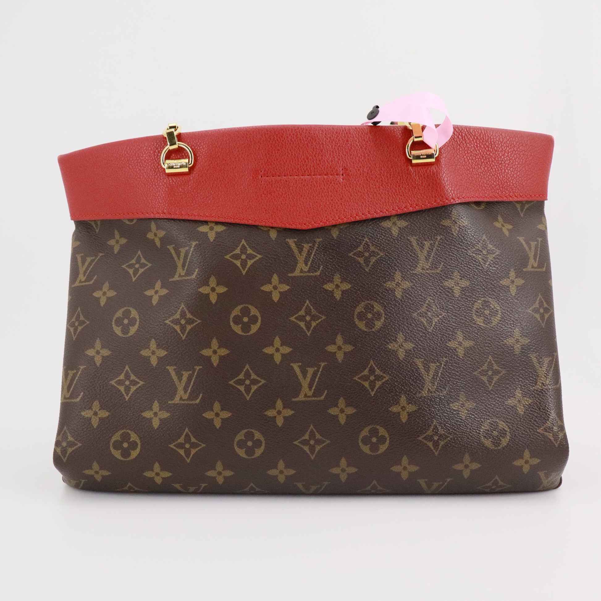 Louis Vuitton Pallas Shopper Monogram Canvas and Calfskin twins