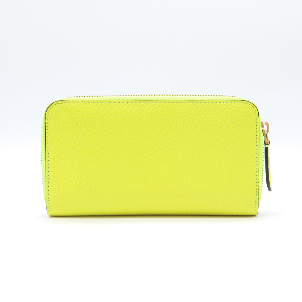Burberry Grainy Leather Zip Around Long Wallet W21601