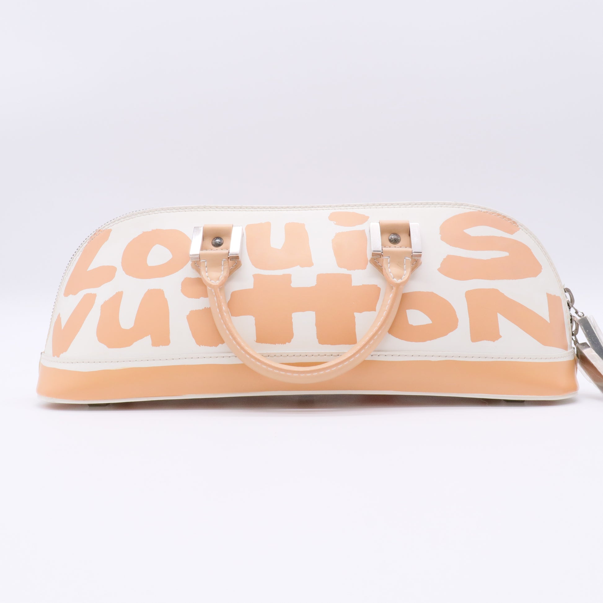 Alma Handbag Limited Edition Graffiti Leather Horizontal Twins