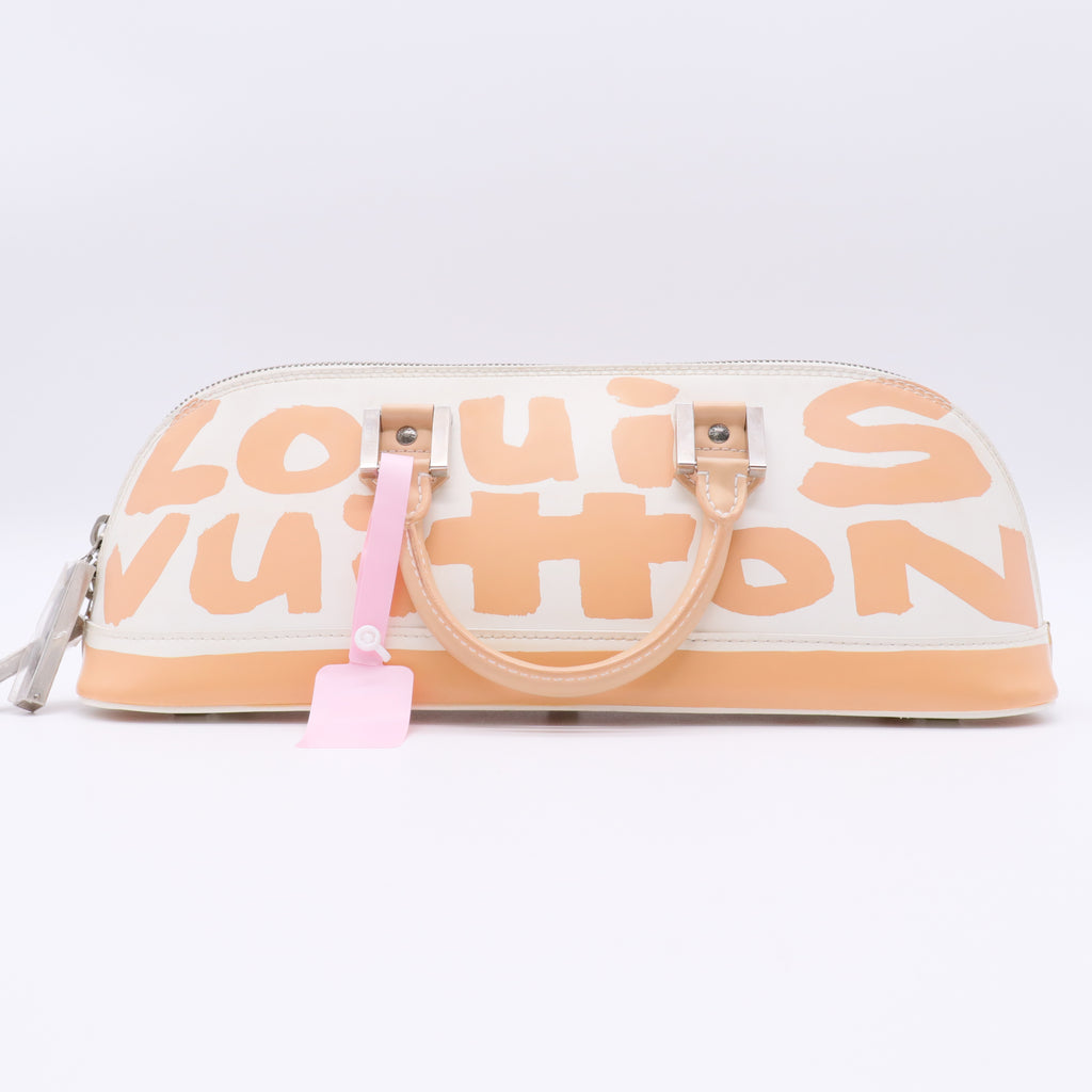 Alma Handbag Limited Edition Graffiti Leather Horizontal Twins