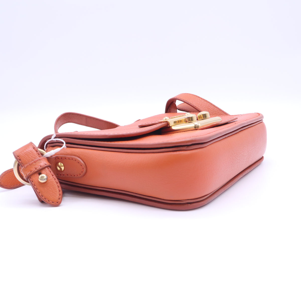 Miu Miu Madras Leather Push-Lock Crossbody Flap Bag twins LDJ5797