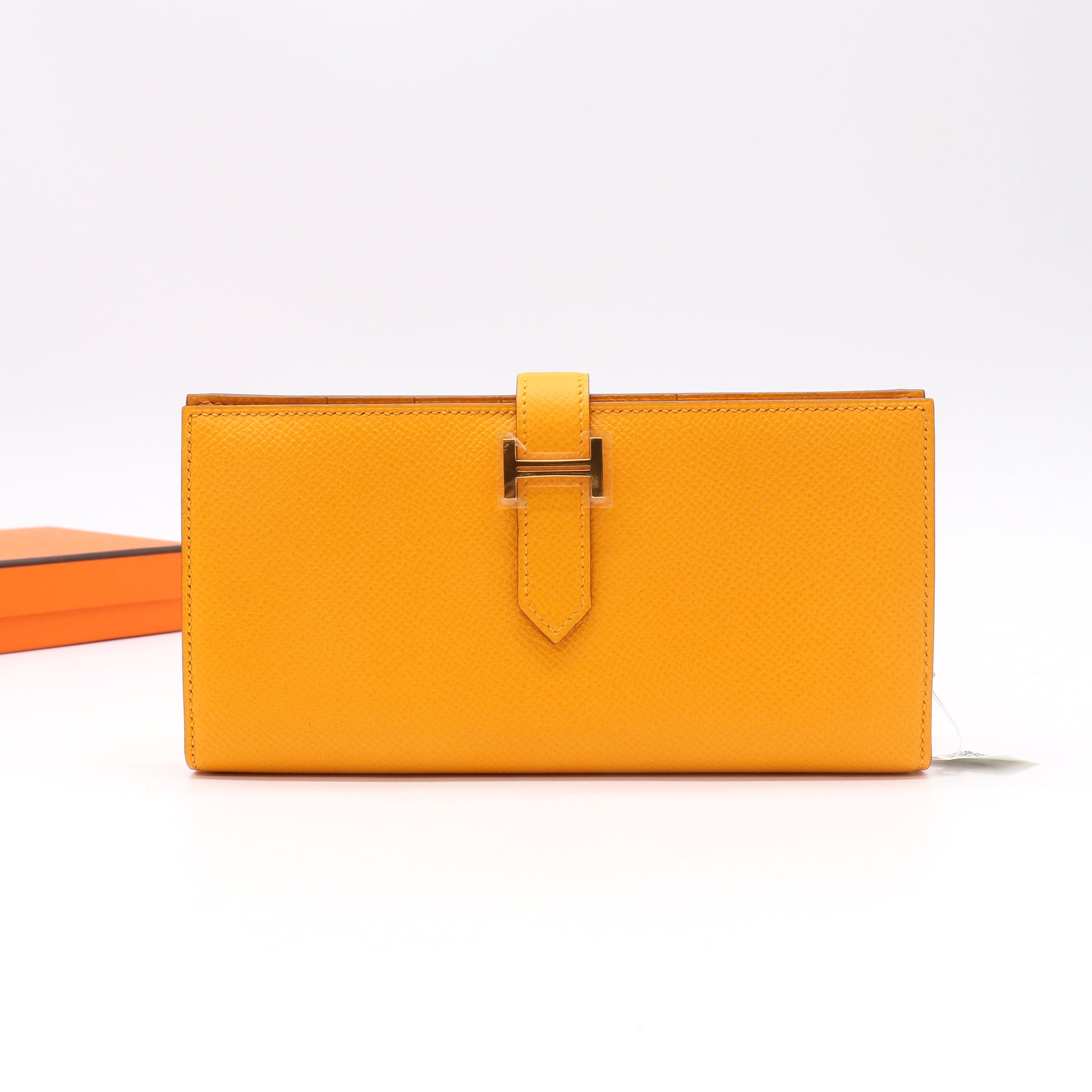 Hermes Chèvre Mysore Bearn Gusset Wallet Twins LDJ5033