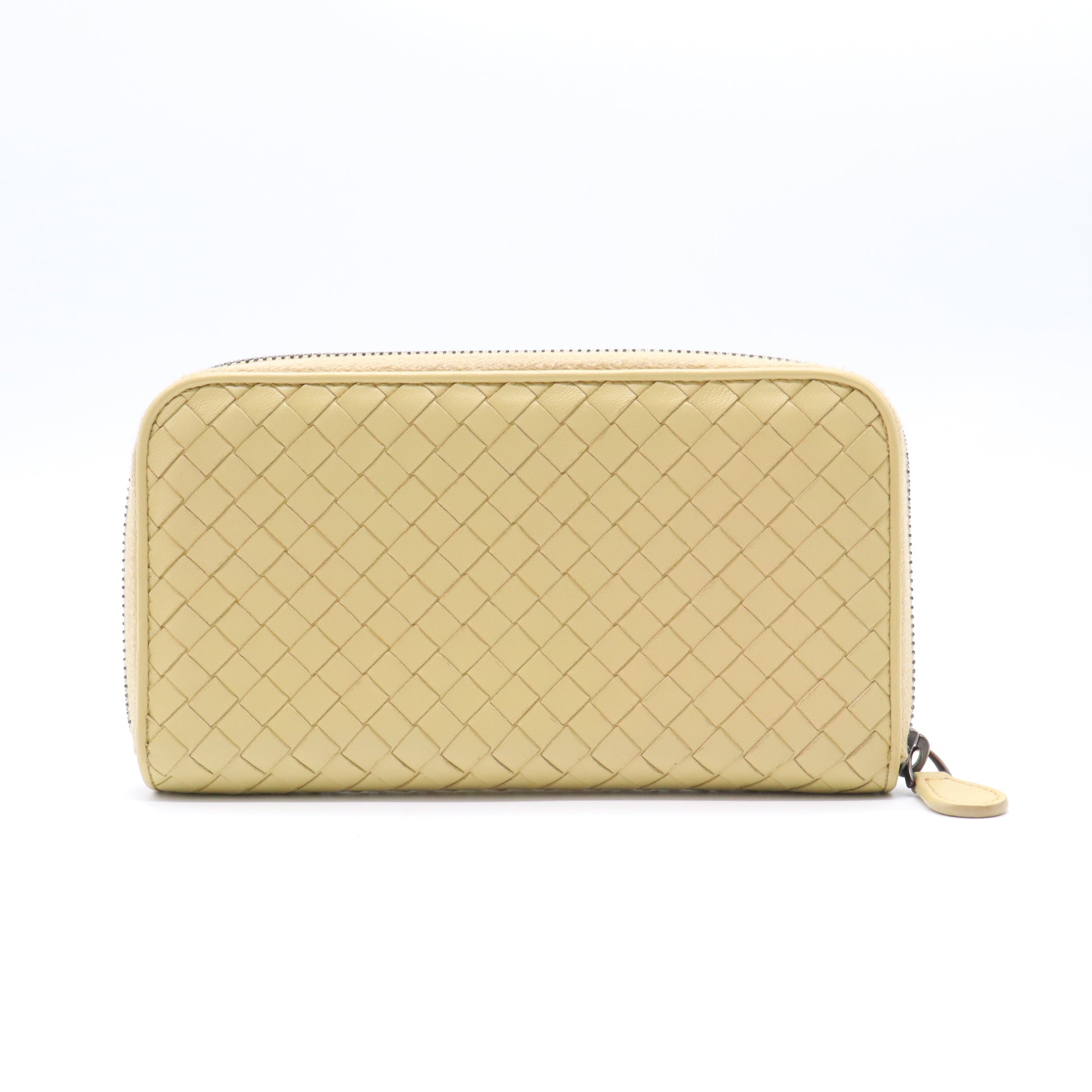 Intrecciato Weave Leather Wallet W21598