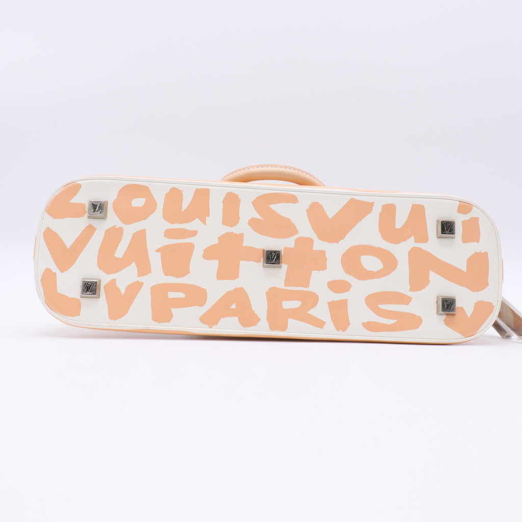 Alma Handbag Limited Edition Graffiti Leather Horizontal Twins