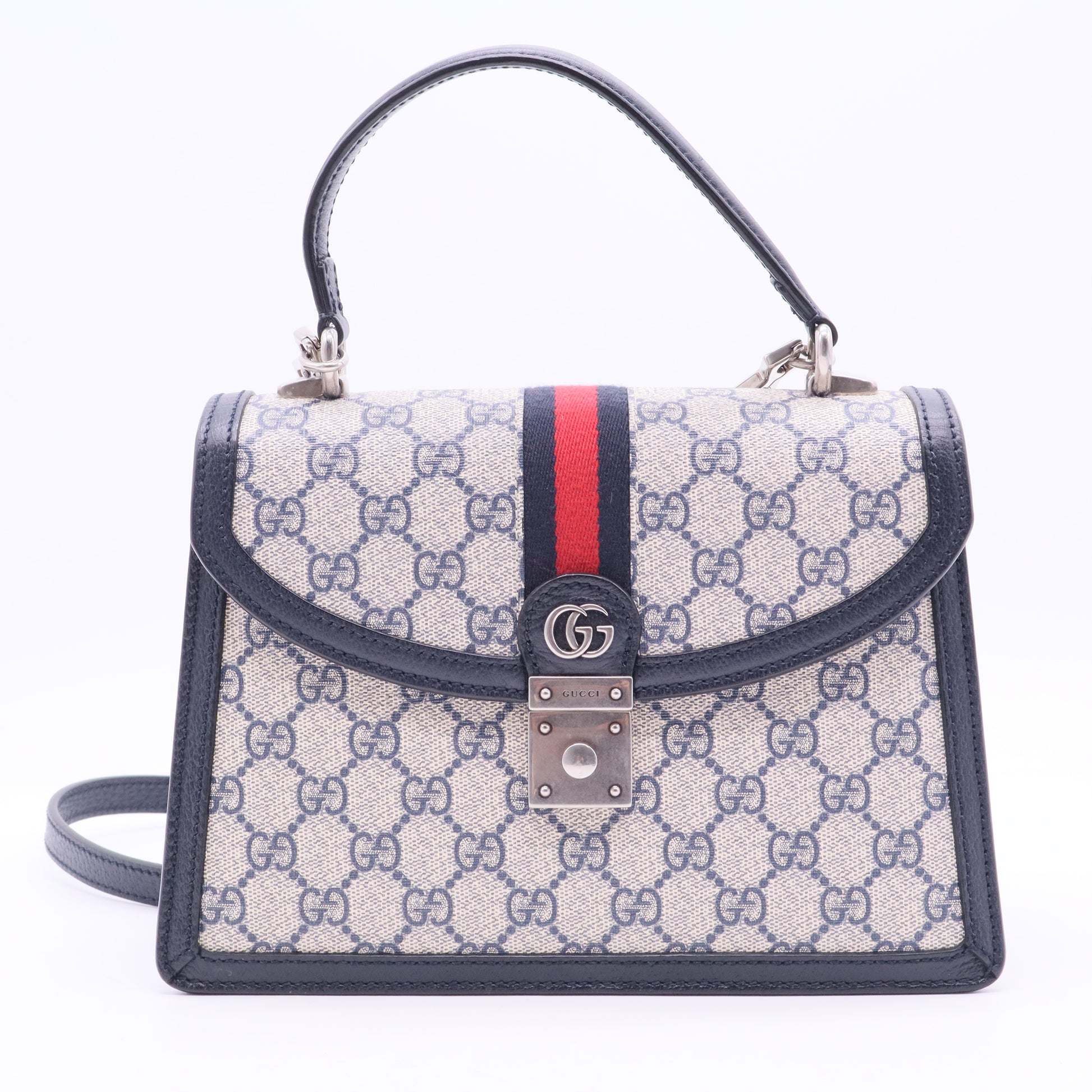 Ophidia Flap Top Handle cloth handbag