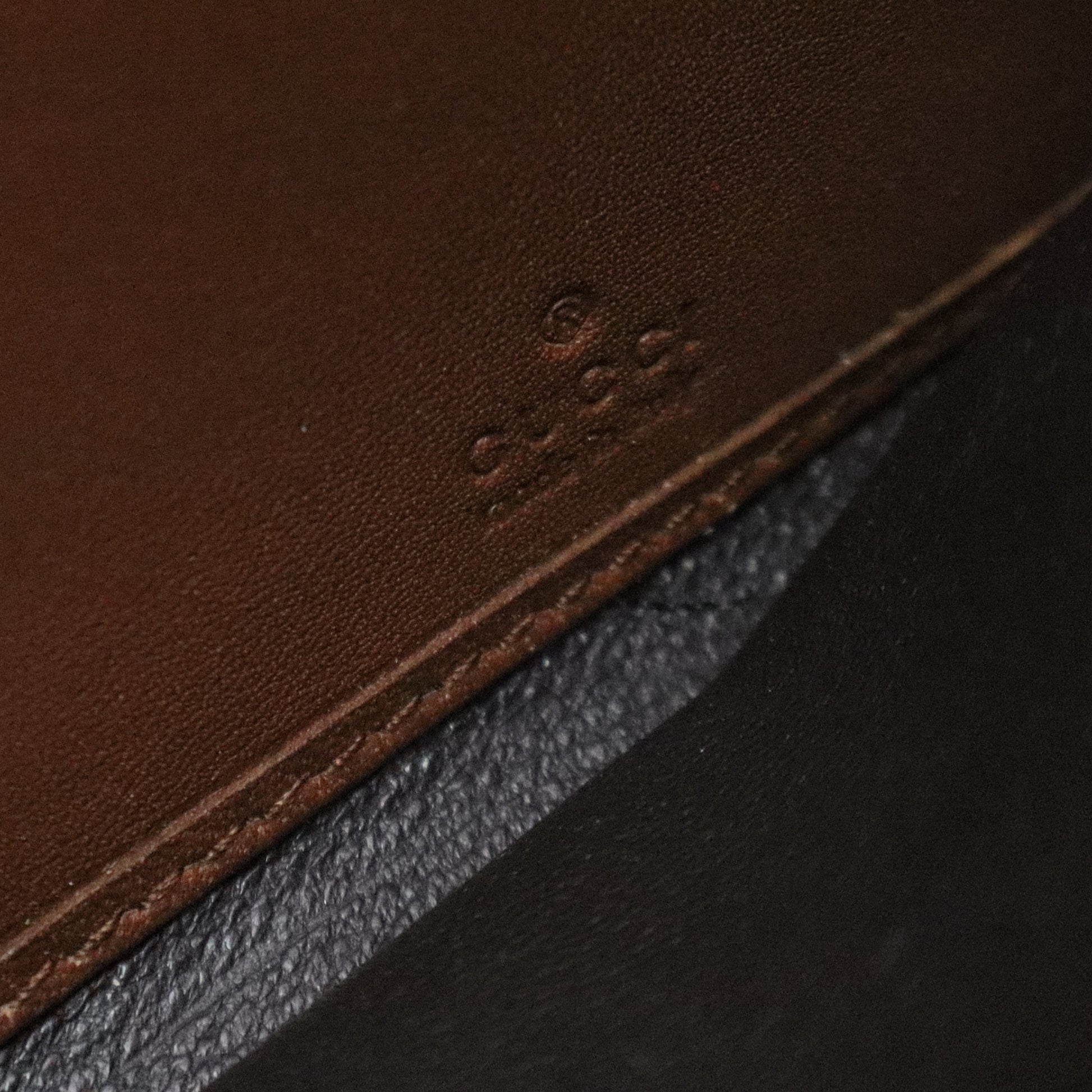 GG Jacquard Flap Wallet with Brown Leather Trim