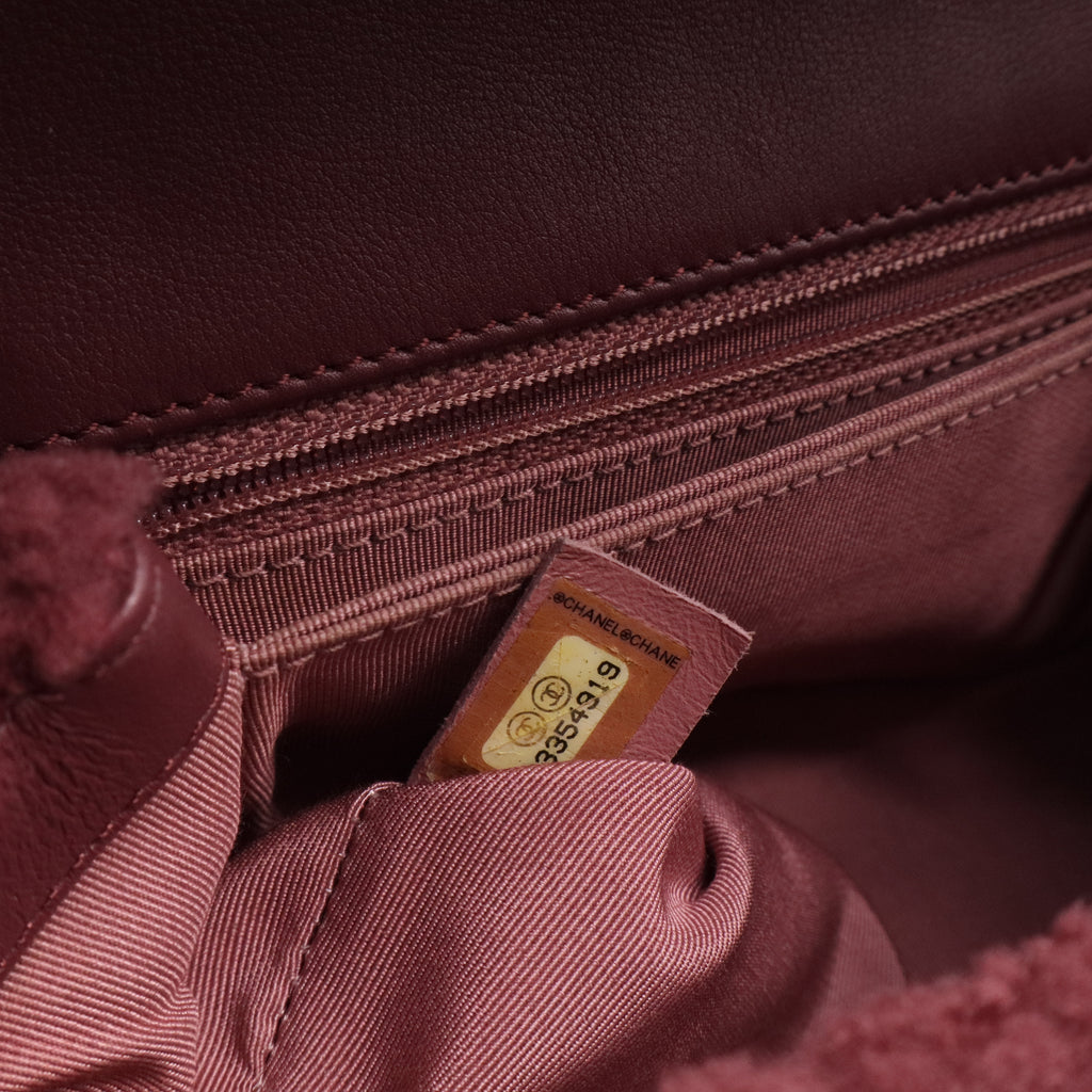 Mini Shearling Coco Handle Bag twins