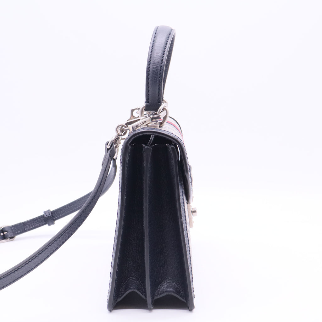 Ophidia Flap Top Handle cloth handbag