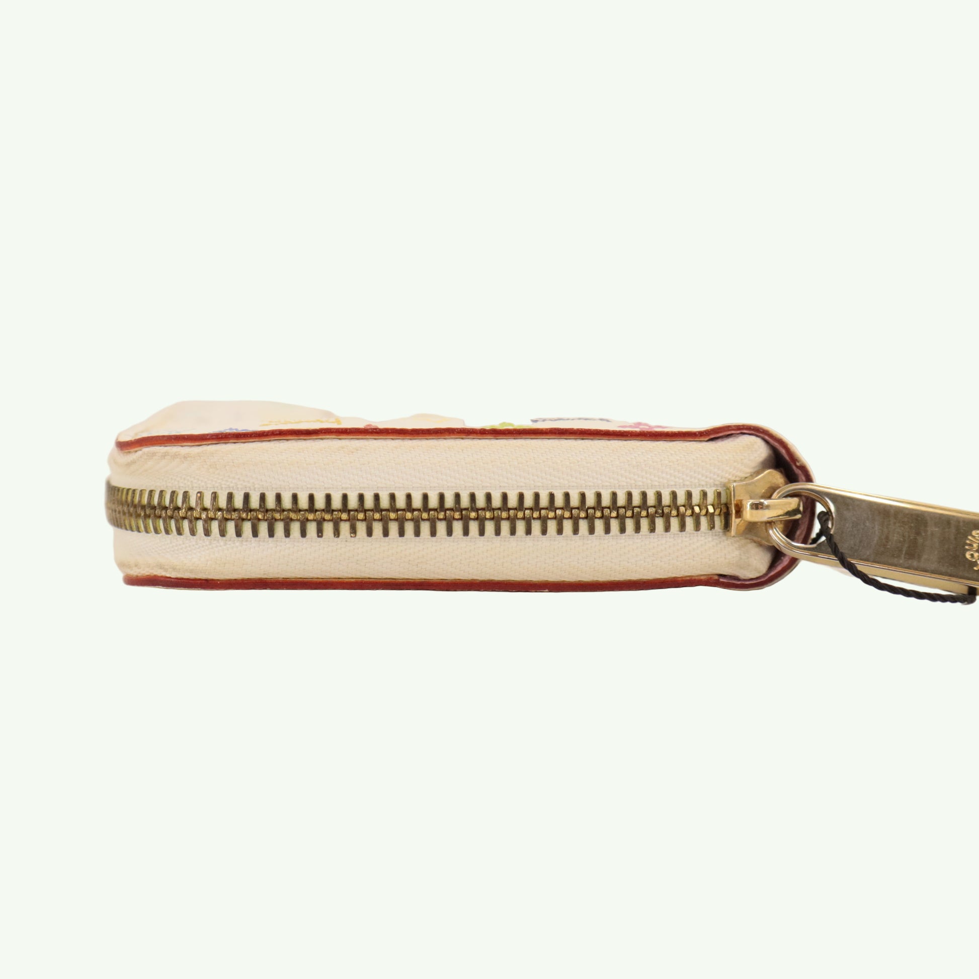 Louis Vuitton White Monogram Multicolor Zippy Wallet Zip Around twins