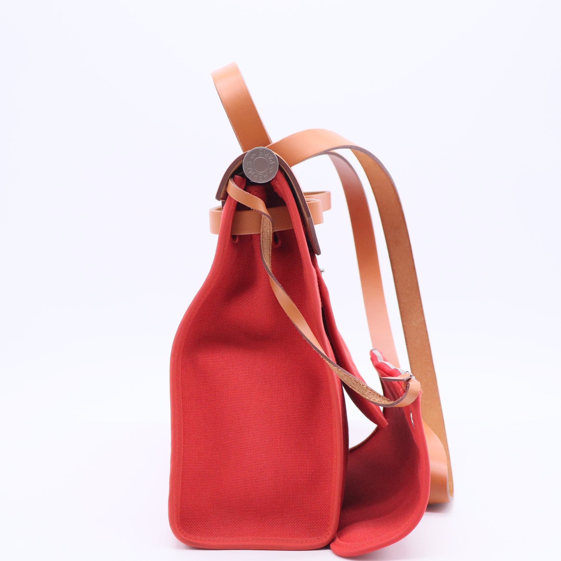 Bougainvillea Canvas and Leather Herbag Zip Bag B20349
