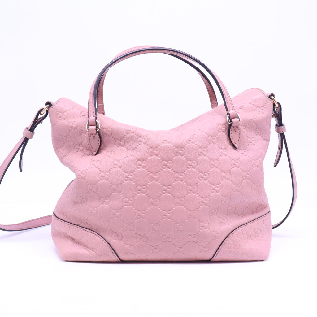 Bree Convertible Top Handle Bag Guccissima Leather Medium B20977