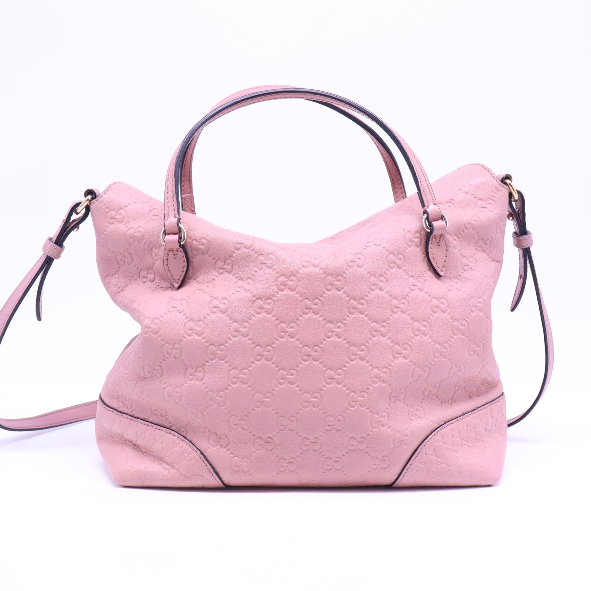 Bree Convertible Top Handle Bag Guccissima Leather Medium B20977